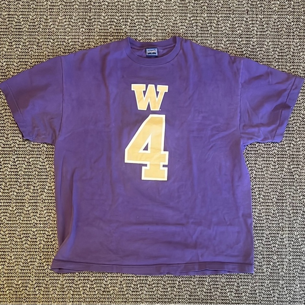 University of Washington Purple T-Shirt Size Large